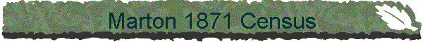 Marton 1871 Census