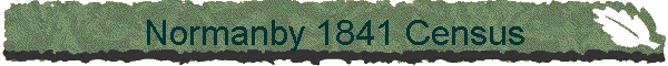 Normanby 1841 Census