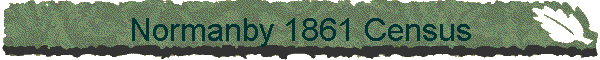 Normanby 1861 Census